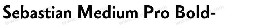 Sebastian Medium Pro Bold字体转换